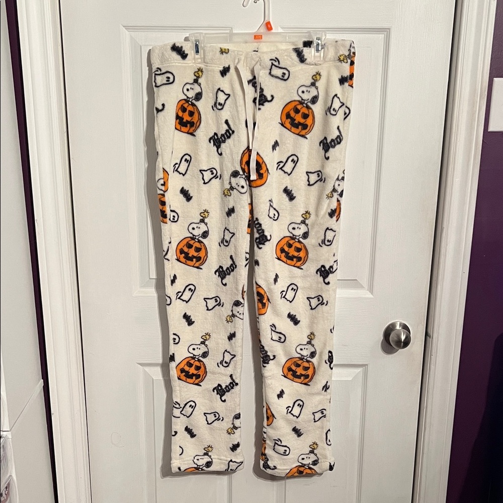 Halloween Snoopy Cozy PJ Pants - XL